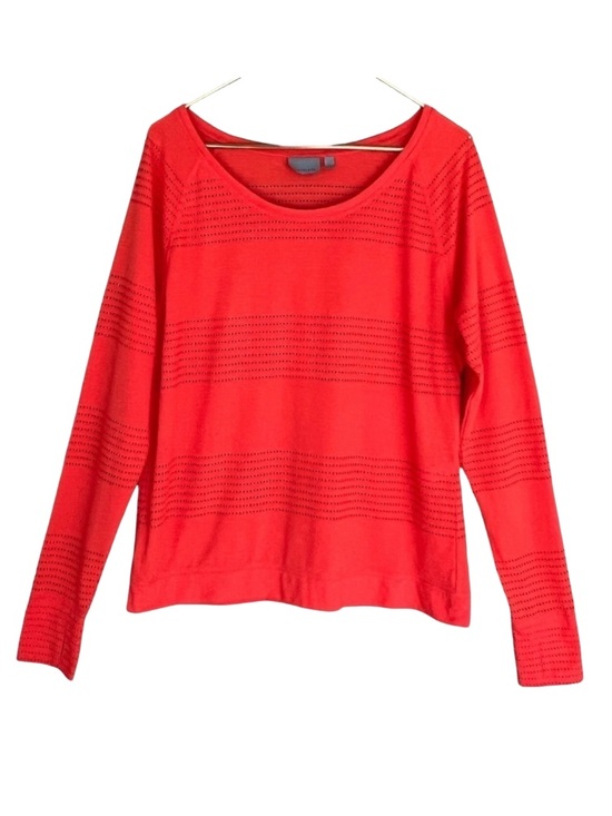 Athleta Tops - Athleta Limitless Perforated Mesh Long Sleeve Pullover Top L